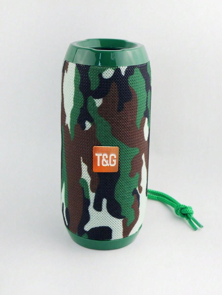 T&G TG117户外防水便携式无线柱形音箱，支持TF卡、FM收音机、AUX输入