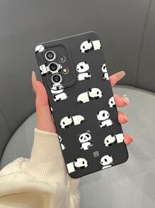 Cartoon Panda Pattern Phone Case - Multicolor - View 2