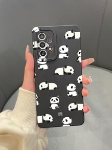 Cartoon Panda Pattern Phone Case - Multicolor - View 1