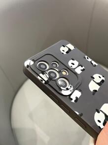 Cartoon Panda Pattern Phone Case - Multicolor - View 3