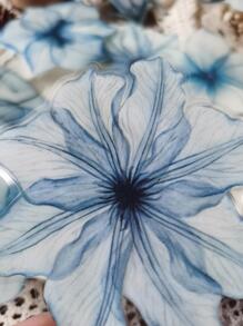 1pack/10pcs Ink Flower Pet Stickers For Diary Decoration Back To School - Multicolor - View 4