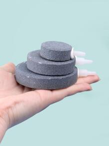 1pc Round Air Stone For Aquarium Fish Tank Oxygenation - Dark Grey - View 6