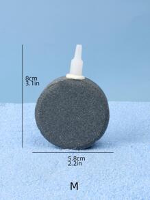 1pc Round Air Stone For Aquarium Fish Tank Oxygenation - Dark Grey - View 9