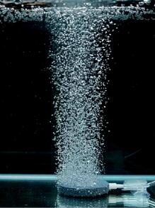 1pc Round Air Stone For Aquarium Fish Tank Oxygenation - Dark Grey - View 1