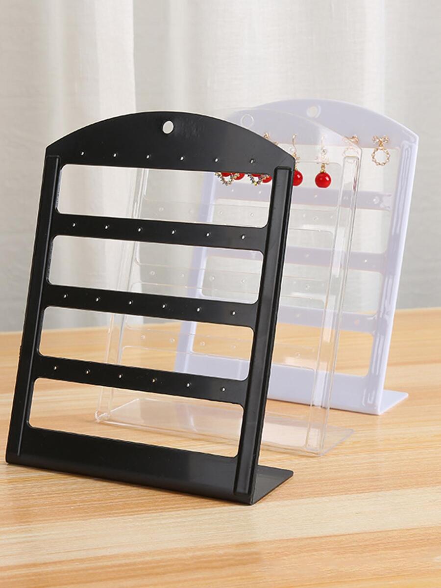 1 pièce Support De Rangement De Bijoux Unicolore - Blanc - Voir 1
