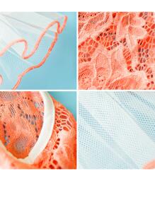 法國鬥牛犬、小型犬寵物服飾,蕾絲紗裙,舒適可愛,夏季款式 - 粉色 - 查看 4