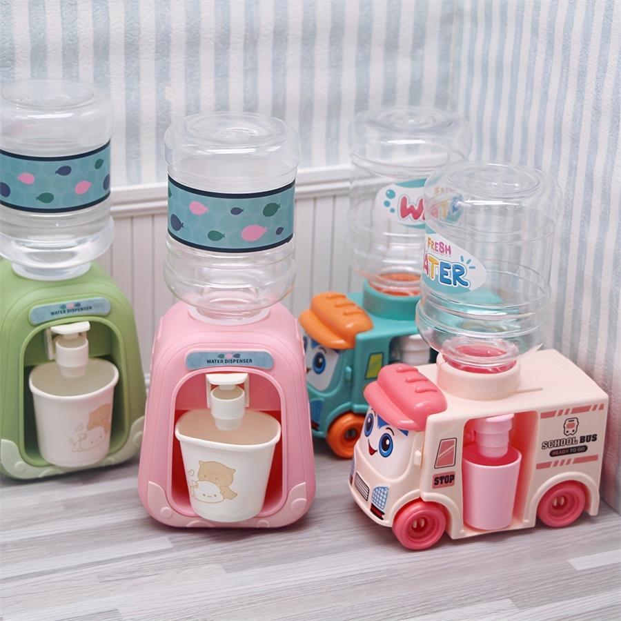 1套迷你飲水機娃娃屋家居裝飾擺設,附diy娃娃配件迷你遊戲場景道具 - 彩色 - 查看 1
