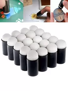 10 pièces/set Peinture éponge dabber au doigt, retour à l'école, fête des mères, cadeau pour maman