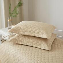 3 Piece Dark Grey Daybed Cover Set Twin Reversible Cozy Daybed Bedding Sets Double Sided Quilting Bedspread Coverlet Geometric Print Day Bed Cover All Season for Twin Bed with 2 Standard Shams,39"x75 - 米色 - 查看 4