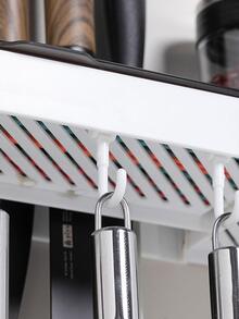 1 pieza Utensilio de cocina Estante organizador Gancho - Blanco - Ver 7