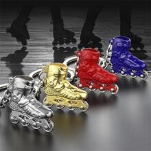 Hombres Llavero patines accesorio - Rojo - Ver 2
