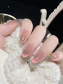 Misscheering 貓眼凝膠指甲油，亮銀色閃光拋光劑，美人魚全息紫色閃光美甲 UV LED 浸泡指甲磁性凝膠拋光劑指甲藝術 DIY 適合沙龍在家 - 彩色 - 查看 2