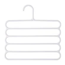 1入組5層彩色魔術長褲架,長褲架,圍巾系帶架,衣架,圍巾架,系帶架,衣櫃收納人工製品 - 彩色 - 查看 11