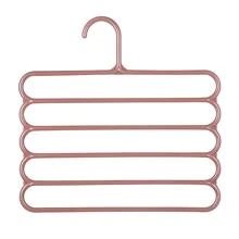 1入組5層彩色魔術長褲架,長褲架,圍巾系帶架,衣架,圍巾架,系帶架,衣櫃收納人工製品 - 彩色 - 查看 7