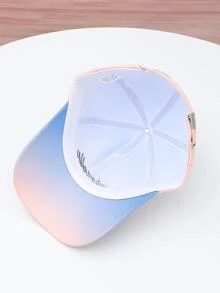 漸層字母刺繡棒球帽 - 彩色 - 查看 4