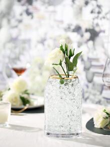 1件吸水性凝膠珠子,合適的適用於花瓶填充物