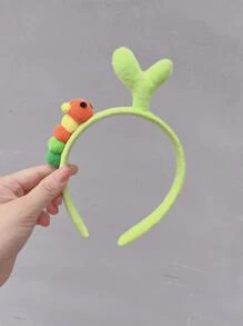 1 cái Kẹp tóc hình cỏ nhiều màu sắc dễ thương & Thiết kế giá đỗ sang trọng - trái cam - Xem 5