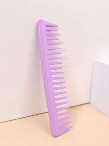 寬齒梳,1入組加厚寬牙梳子解結梳適用於髮型設計