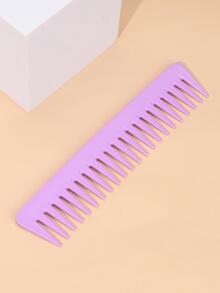 寬齒梳,1入組加厚寬牙梳子解結梳適用於髮型設計