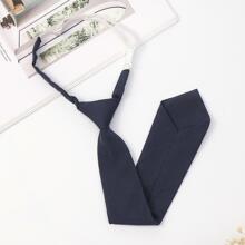 1 pieza Accesorio unicolor poliéster de mujeres con cordón para & colega atuendo , conveniente elástico banda diseño - Azul Marino - Ver 3