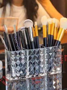 1 hộp đựng cọ trang điểm trong suốt hình kim cương, phòng, nhà, phòng ngủ, phòng tắm, nhà, phòng màu hồng, trang trí phòng khách, đồ dùng du lịch, túi quà, quà tặng cho mẹ, bố, nam giới, bạn bè, giáo viên, sinh nhật, đám cưới, bàn làm việc, kệ, phụ kiện, hộp quà, quà tặng vui nhộn, lưu trữ, giá đựng cọ trang điểm - Trong sáng - Xem 3