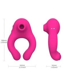 Vibrador de succión, anillo para pene, succionador de clítoris, anillo para pene, productos para adultos, masajeador de escroto, Juguetes sexuales