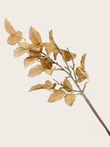 1/2 片秋玫瑰叶，仿真丝植物，适合婚礼派对，秋季花卉茎装饰，适合 DIY 家居花园壁炉农舍聚会秋季装饰