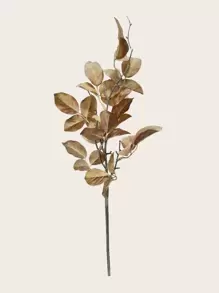 1/2 片秋玫瑰叶，仿真丝植物，适合婚礼派对，秋季花卉茎装饰，适合 DIY 家居花园壁炉农舍聚会秋季装饰