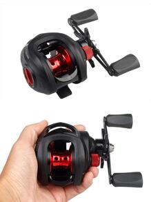 1个轻型路亚卷线器，12磁力刹车系统，7.2:1齿轮比，最大刹车力8公斤，加长手柄 - 彩色 - 查看 3