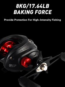 1个轻型路亚卷线器，12磁力刹车系统，7.2:1齿轮比，最大刹车力8公斤，加长手柄 - 彩色 - 查看 9