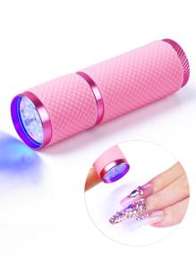 Led Nail Art Mini Flashlight Baking Lamp Quick-Drying Portable Nail Polish Phototherapy Lamp Portable For Quick Drying Nail Polish And Gel Polish, Gel X Lamp For Gel Nails Flash Cure Lamp For Gel Nails LED Nail Lamp Portable Mini Nail Dryer Gel Polish Nail Glue Gel USB Flashlight Home DIY Manicure Nail Art Tool Best Gift For Girls
