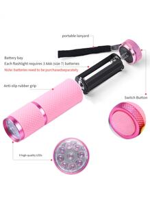 Led Nail Art Mini Flashlight Baking Lamp Quick-Drying Portable Nail Polish Phototherapy Lamp Portable For Quick Drying Nail Polish And Gel Polish, Gel X Lamp For Gel Nails Flash Cure Lamp For Gel Nails LED Nail Lamp Portable Mini Nail Dryer Gel Polish Nail Glue Gel USB Flashlight Home DIY Manicure Nail Art Tool Best Gift For Girls