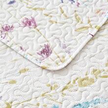 3 Piece Daybed Cover Set Twin Reversible Cozy Daybed Bedding Sets Double Sided Quilting Bedspread Coverlet Floral Printed Day Bed Cover All Season for Twin Bed with 2 Standard Shams,39"x75 - 紫色 - 查看 5