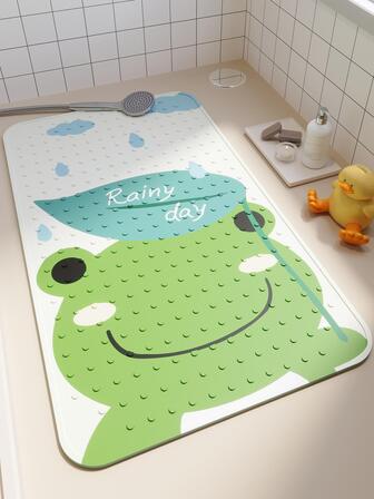 1 pieza Alfombra PVC anti deslizante ventosa para ducha del baño habitación