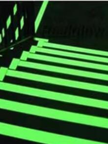 1 Cuộn Băng Dạ Quang 3M Cho Cửa Kính Huỳnh Quang Trang Trí Nhà, Đường Chống Va Chạm, Nhãn Dán Tường Không Dấu Vết, Dải Đèn Ngủ Cầu Thang (có thể cắt được) - Trong sáng - Xem 3