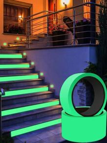 1 Cuộn Băng Dạ Quang 3M Cho Cửa Kính Huỳnh Quang Trang Trí Nhà, Đường Chống Va Chạm, Nhãn Dán Tường Không Dấu Vết, Dải Đèn Ngủ Cầu Thang (có thể cắt được) - Trong sáng - Xem 1