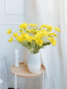 10Pcs Artificial Poppy Silk Flowers For Home Decor, Blue Poppy Flowers Artificial Faux Poppy Flower Stems Silk Flowers For Home Decor Bouquet Wedding Party Table Centerpiece Arrangement For Wedding Decoration, Valentine'S Day Decor, Birthday Decor, Anniversary Decor, Holiday Decor, Graduation Decoration, Party Decor Supplies - Yellow - View 4