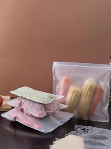 1pc Reusable Food Preservation Bag For Refrigerator Vegetable Fruit Food Sealing Storage Bag Wedding Party Gift Bags - Clear - View 5