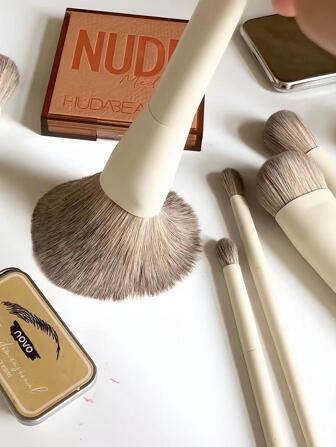 Set de 10 piezas/Juego de brochas de maquillaje para uso diario en el hogar y portátil para viajar, que incluye brocha de sombra de ojos, brocha de corrector, brocha de base, brocha de rubor, etc., Juego de brochas, Kit de brochas de maquillaje, Juego de brochas de maquillaje, Juego de maquillaje completo, Set de brochas de maquillaje, Kit de maquillaje completo, Juego de brochas, Juego de brochas de maquillaje, Set de regalo de maquillaje, Set