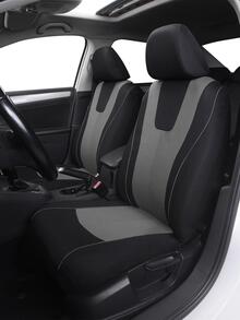 AUTOYOUTH 4入組滌綸通用尺寸汽車座套 - 彩色 - 查看 3