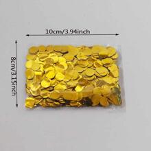 金色亮片裝飾用品,合適的適用於生日派對裝飾 - 金色 - 查看 3
