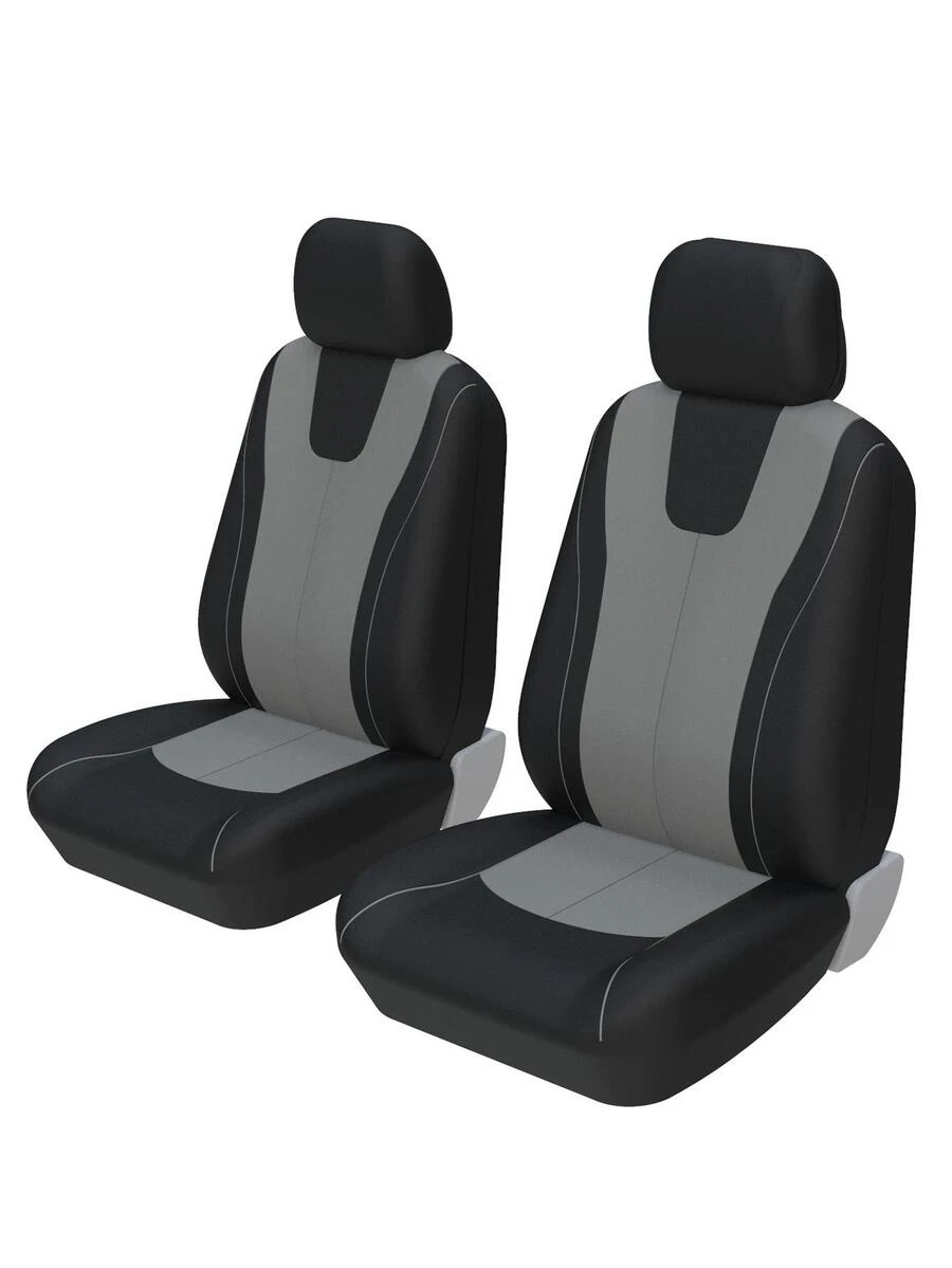 AUTOYOUTH 4入組滌綸通用尺寸汽車座套 - 彩色 - 查看 1