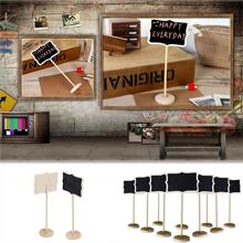 Gói 5 tấm bảng đen mini bằng gỗ có chân đế, thiệp ghi chỗ, bảng đen hình chữ nhật nhỏ dùng cho tiệc cưới, tiệc sinh nhật, bảng tin và trang trí sự kiện đặc biệt Quà tặng tốt nhất - Nhiều màu - Xem 4