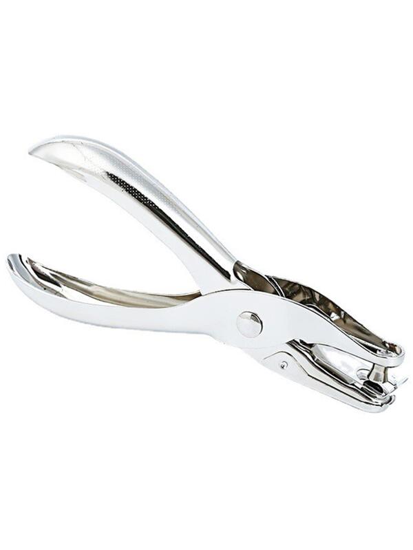 1pc Silver Handheld Hole Puncher SHEIN UK