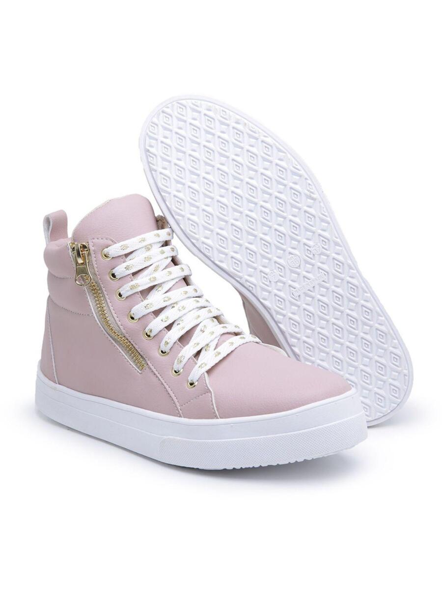 Women Wedge Sneakers - Màu Hồng baby - Xem 1
