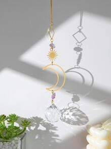 1入組月亮形狀裝飾懸掛裝飾物 - 彩色 - 查看 5