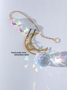 1入組月亮形狀裝飾懸掛裝飾物 - 彩色 - 查看 7