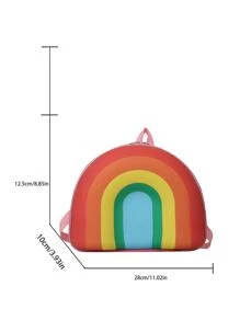 Niños Bolsa creativa de arcoíris diseño PVC cremallera dulce - Multicolor - Ver 11