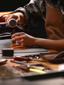 Funda de llave de coche compatible con - Marrón - Ver 4