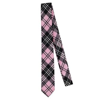 1pc Unisex Pink Tartan Checkered Casual And Fashionable Necktie Suitable For Stage Performance, Party, Valentine Day Gift Or Daily Outfit Men Necktie